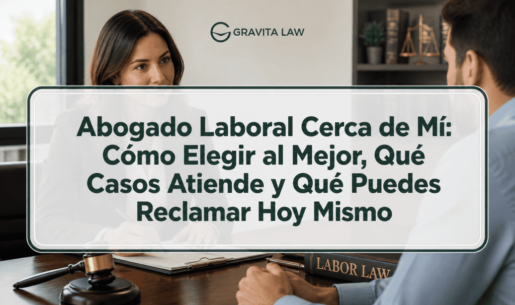 Abogado Laboral Cerca de Mí: Cómo Elegir al Mejor, Qué Casos Atiende y Qué Puedes Reclamar Hoy Mismo 1 abogado laboral cerca de m 1